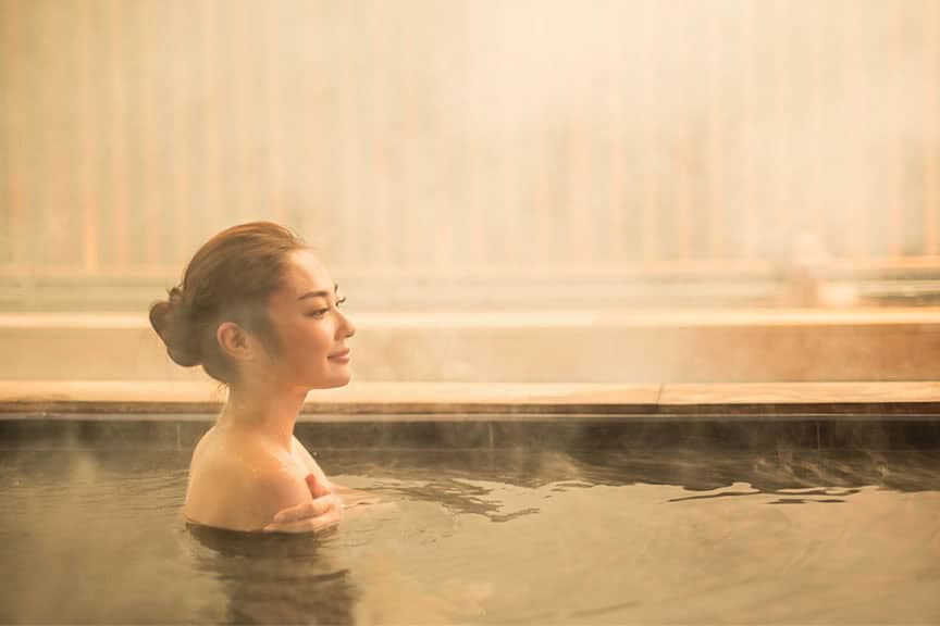 Mineral-rich onsen baths
